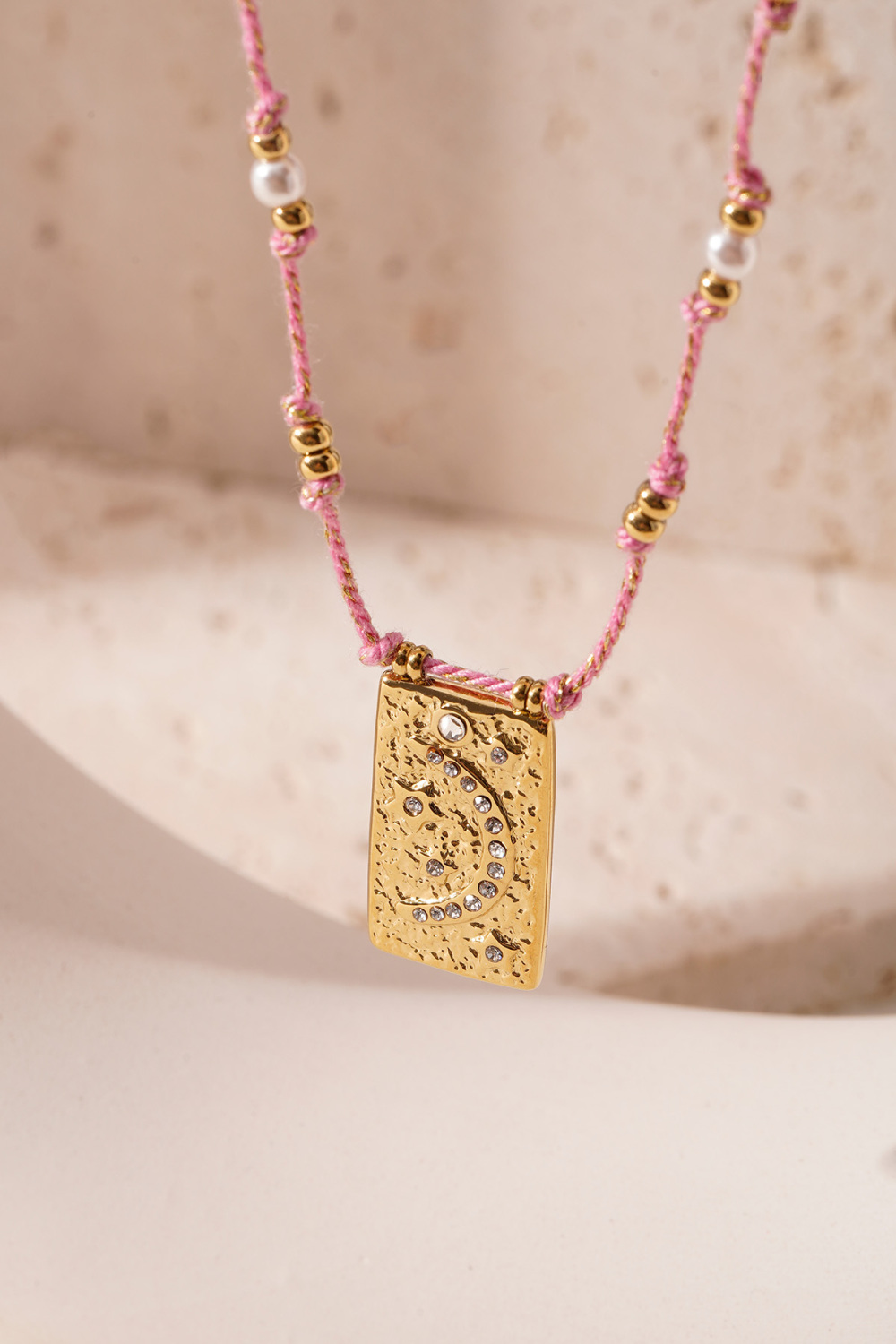 Collier Moony - Couleur Orange Et Or Image7