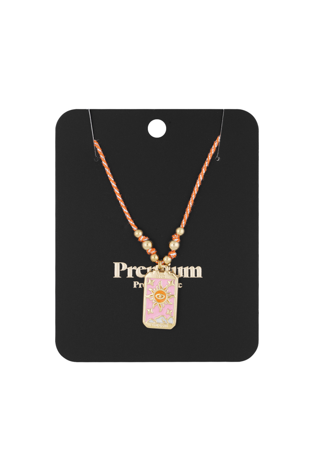 Collier À Breloques Eclipse - Couleur Or Orange h5Image3