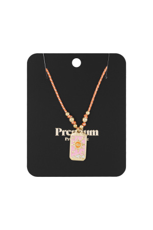 Collier À Breloques Eclipse - Couleur Or Orange h5 Image3