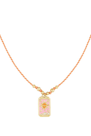 Collier À Breloques Eclipse - Couleur Or Orange h5