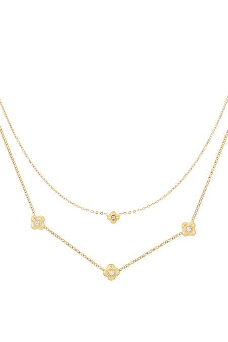 collier fleuri