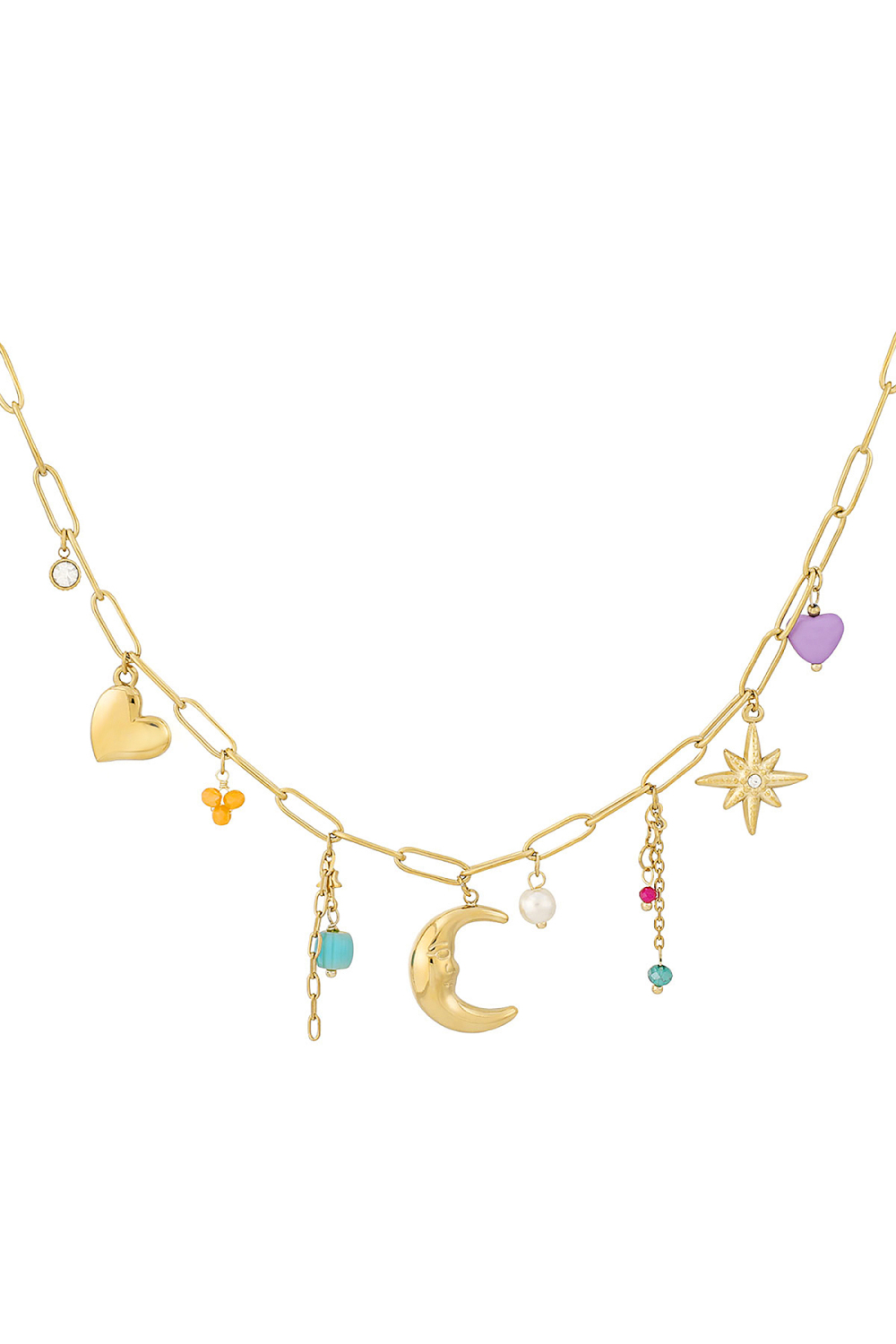 Collier Je T'aime Jusqu'à La Lune Et Retour 