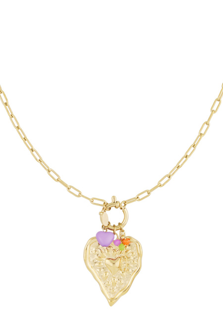 collier à breloques lovebook
