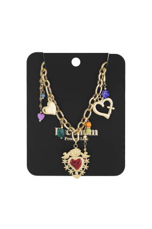 Collier À Breloques Coeur Milagros h5 Image3