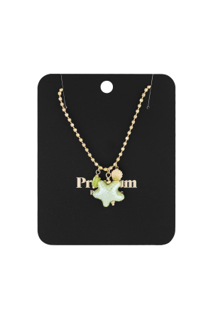 Collier Bord De Mer - Couleur Vert Et Or h5 Image3