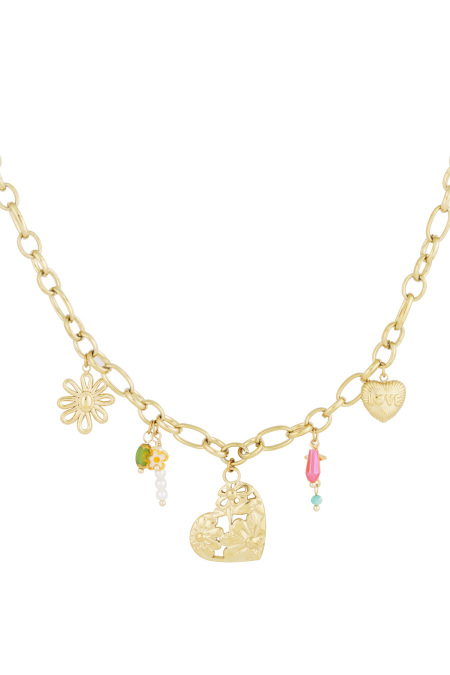 collier à breloques mon amoureux