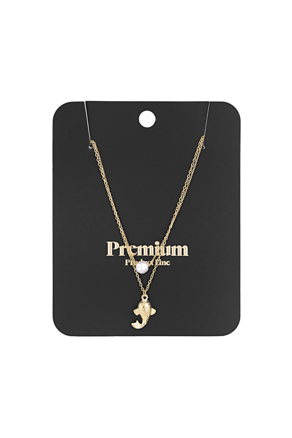 Collier Poisson Et Perle Image3