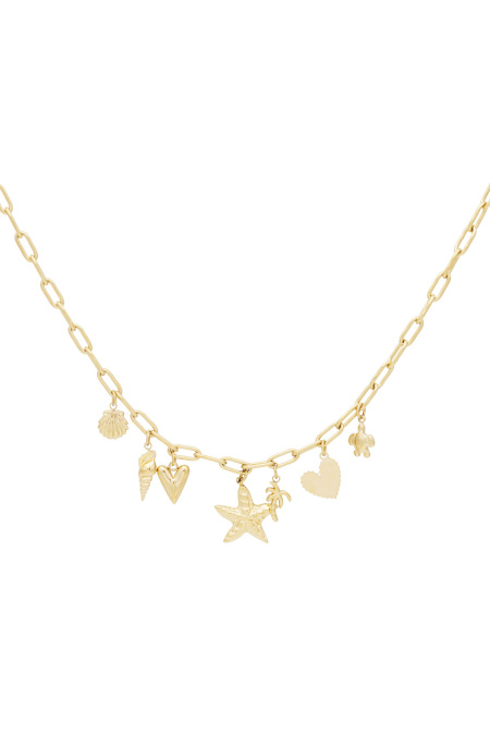 collier à breloques beach babe