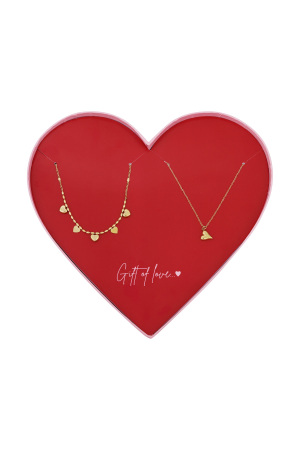 Colliers En Acier Inoxydable Avec Inscription « Cadeau D'amour » h5 