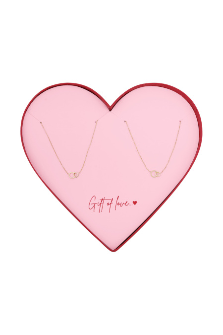 colliers infinity en acier inoxydable - cadeau d'amour