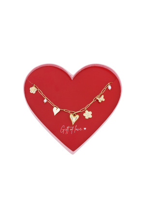 Cadeau D'amour Chaîne À Maillons En Acier Inoxydable h5