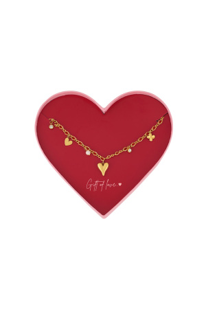 Collier Cœurs En Acier Inoxydable - Cadeau D'amour h5