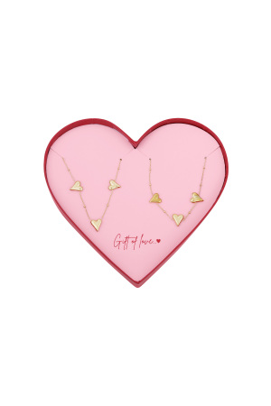 Collier Et Bracelet En Acier Inoxydable « Cadeau D'amour » h5 