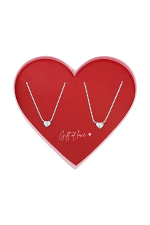 Collier Cœurs En Acier Inoxydable - Cadeau D'amour h5 