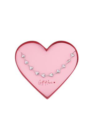 Cadeau D'amour Chaîne En Acier Inoxydable De L'amour h5 