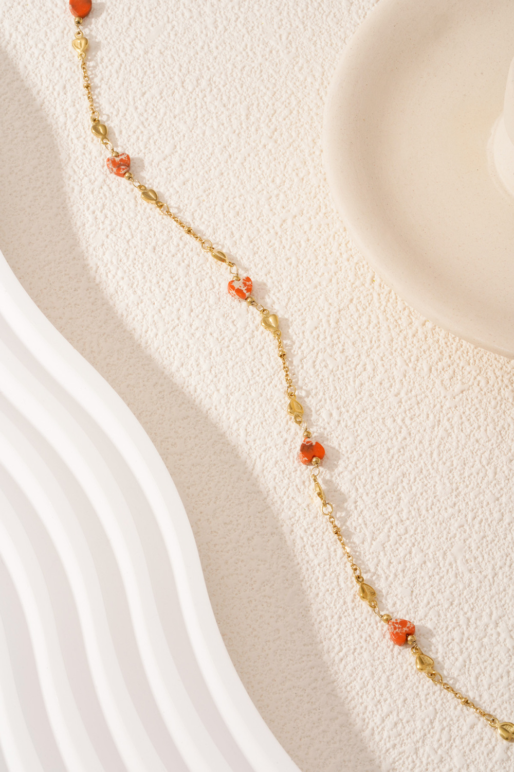 Collier Embrace The Love - Couleur Vert Et Or Image5