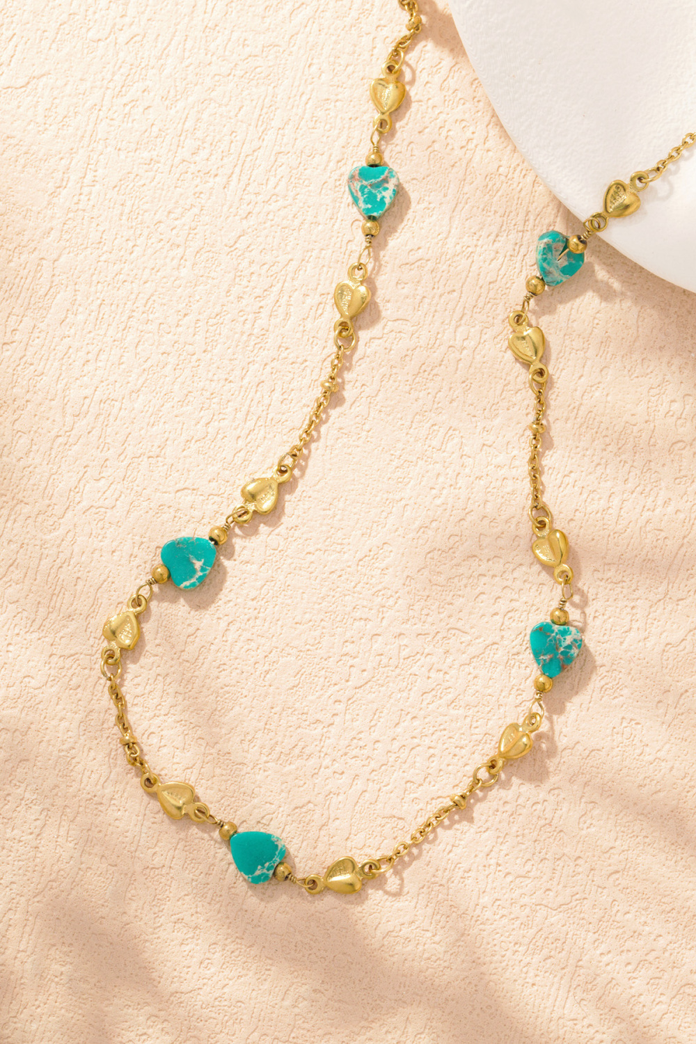 Collier Embrace The Love - Couleur Vert Et Or Image6