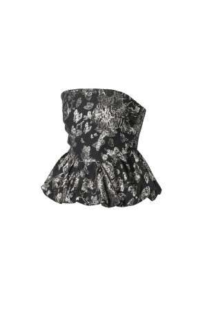 Tissu En Fibre De Polyester Pour Haut Sans Manches Femme Élégant Imprimé Floral h5 Image2