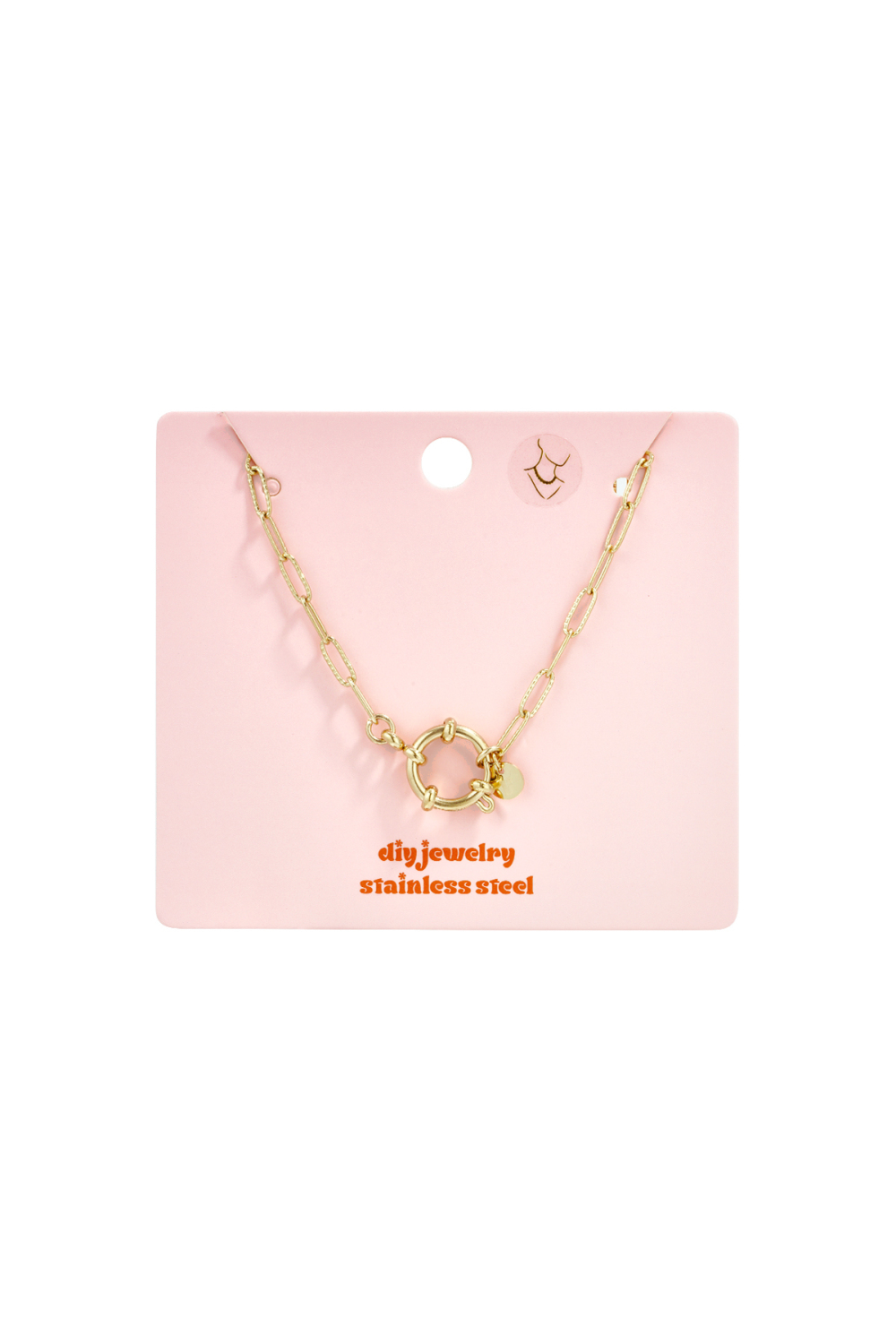 Collier Et Bracelet 2 En 1 À Maillons Ovales h5Image5