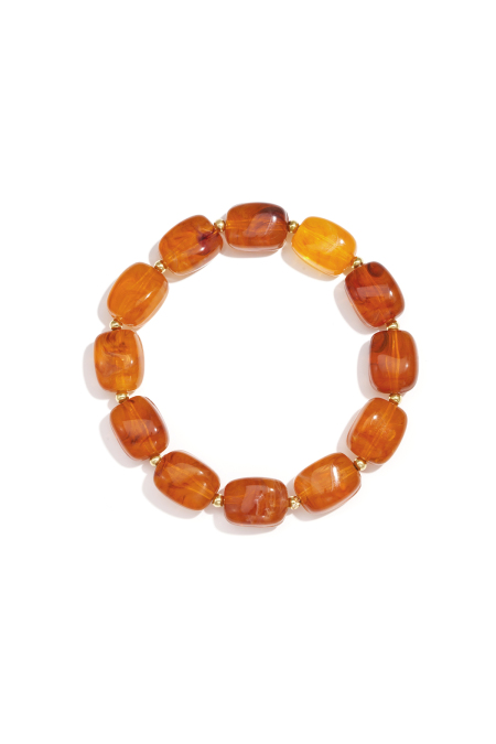 Bracelets en perles acryliques, série rétro classique quotidienne, bijoux pour femmes