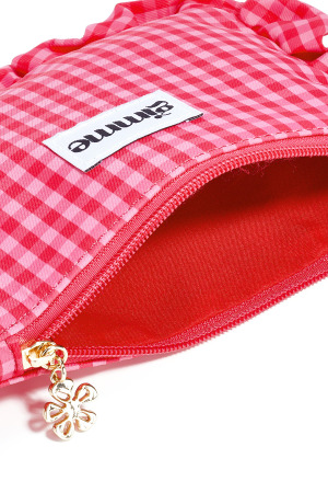 Trousses À Maquillage À Carreaux En Polyester Doux, Accessoires Du Quotidien h5 Image6