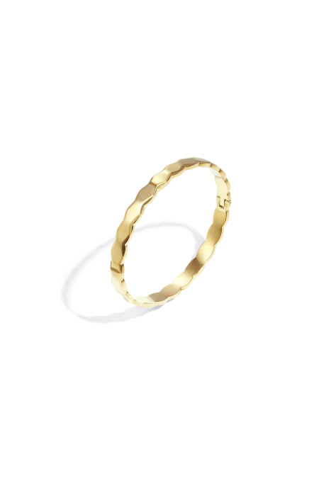 Bracelet jonc de forme irrégulière
