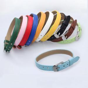 Bracelets À Breloques Simples À Faire Soi-Même Pour Femmes, Couleur Unie, En Pu h5 Image3