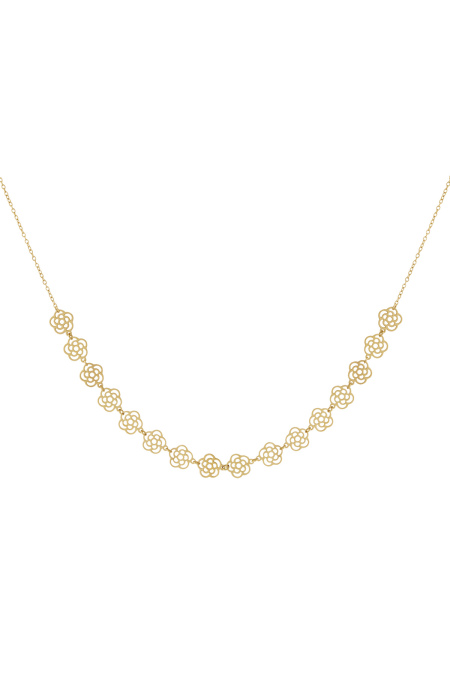 Collier d'amour fleuri