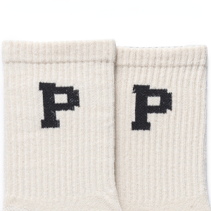 1 Paire De Chaussettes Mi-Mollet Polyvalentes En Coton À Imprimé Lettre Pour Femme h5 Image3