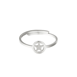 Bague Réglable Étoile Ouverte h5 