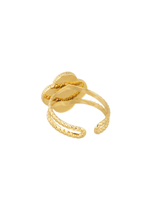 Bague Trèfle Blanc h5 Image3