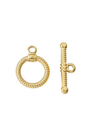 Diy End Connection Collier Et Bracelet Embossé - Doré h5 