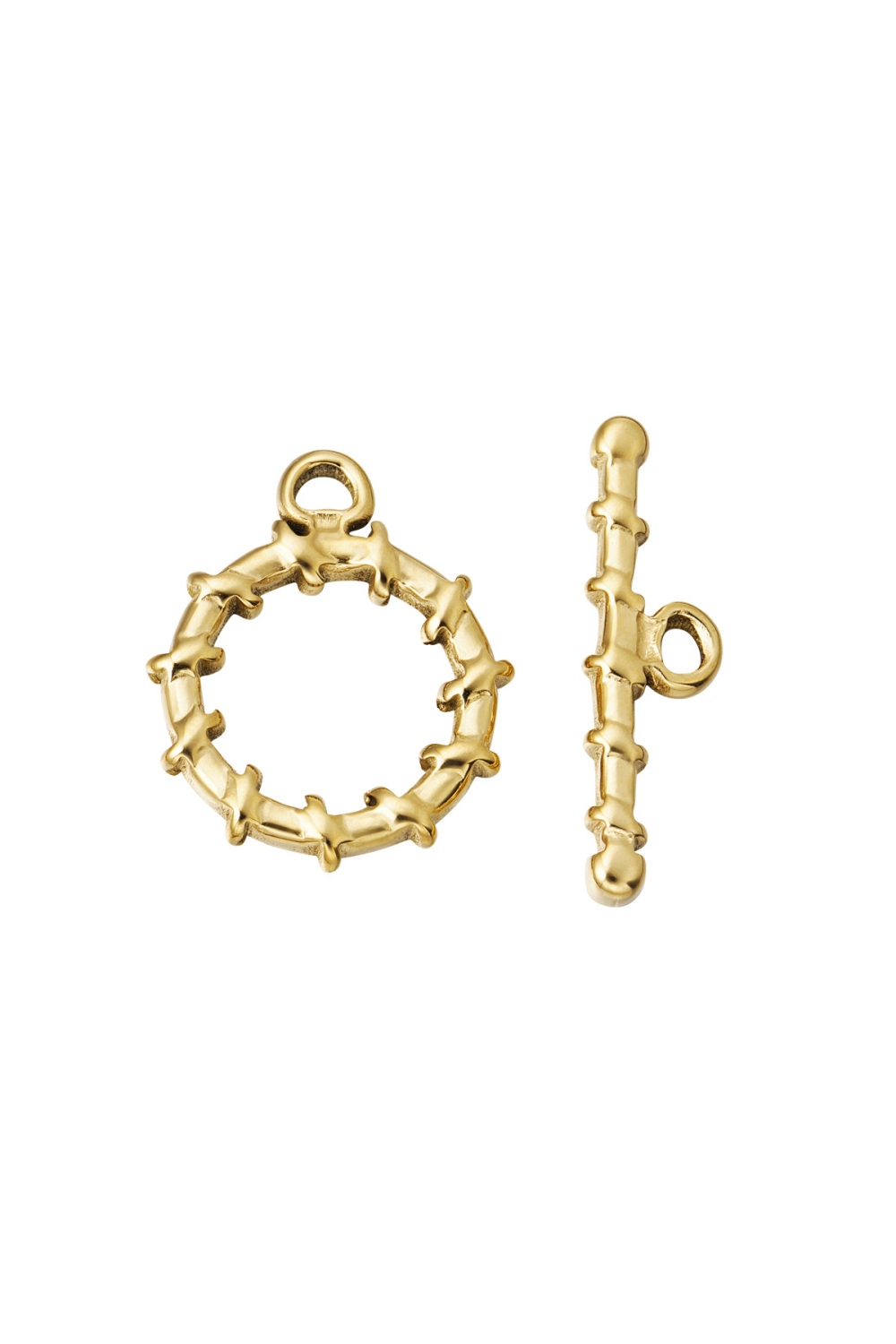 Diy Fin Connexion Collier Et Bracelet Rond Torsadé - Doré 