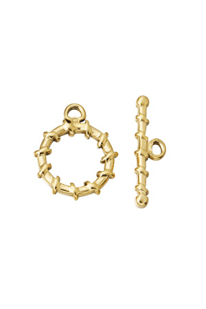 Diy Fin Connexion Collier Et Bracelet Rond Torsadé - Doré h5 