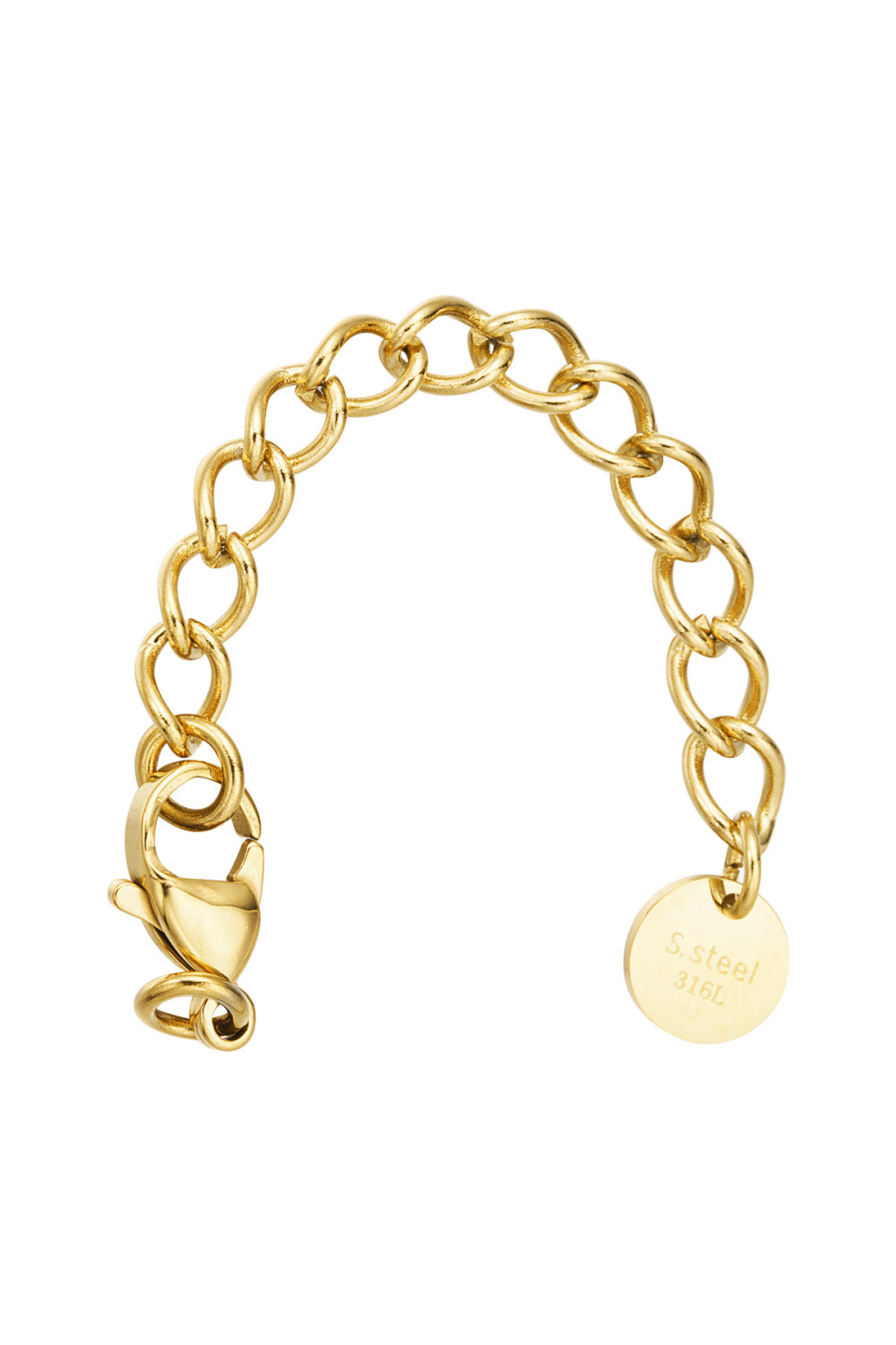 Diy Collier Et Bracelet Extension Moyen 2- Couleur Or 