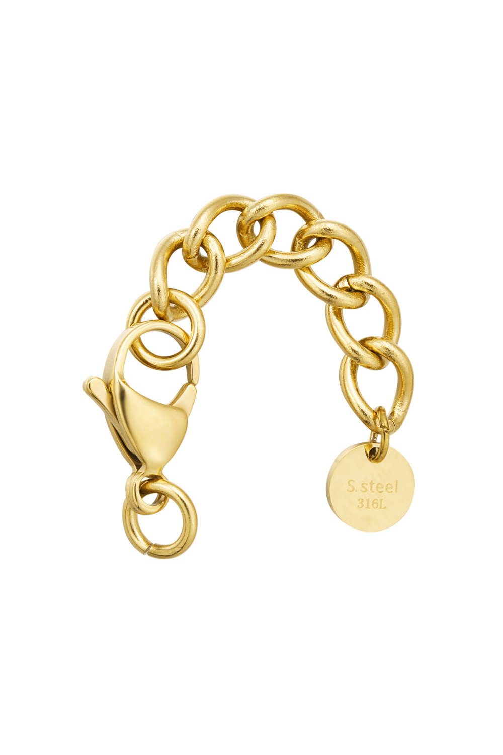 Diy Collier Et Bracelet Extension Couleur Or Moyen 