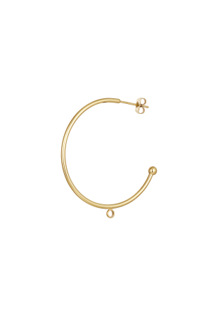 Clous D'oreilles Partie 1 Oeillet - Doré Acier Inoxydable h5