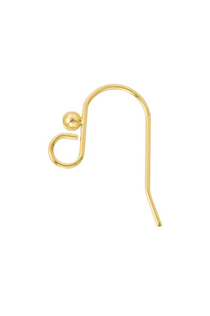 Crochet D'oreille Petit - Doré h5