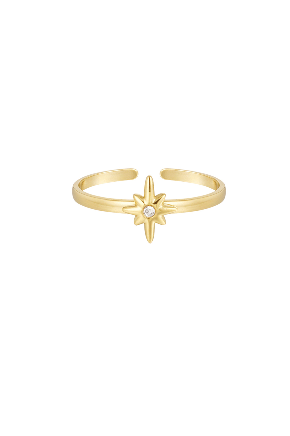 Bague Étoile Avec Pierre