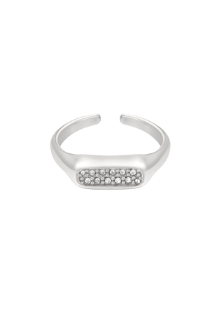 Bague Allongée Avec Des Pierres h5 