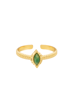 Bague Pierre Allongée h5 