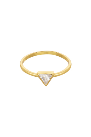Bague Triangle Pierre - Argent 925 h5 