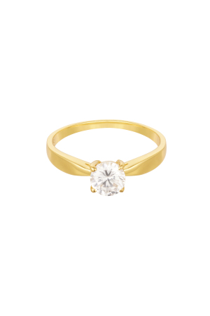 Bague Robuste Avec Pierre - Argent 925 h5 