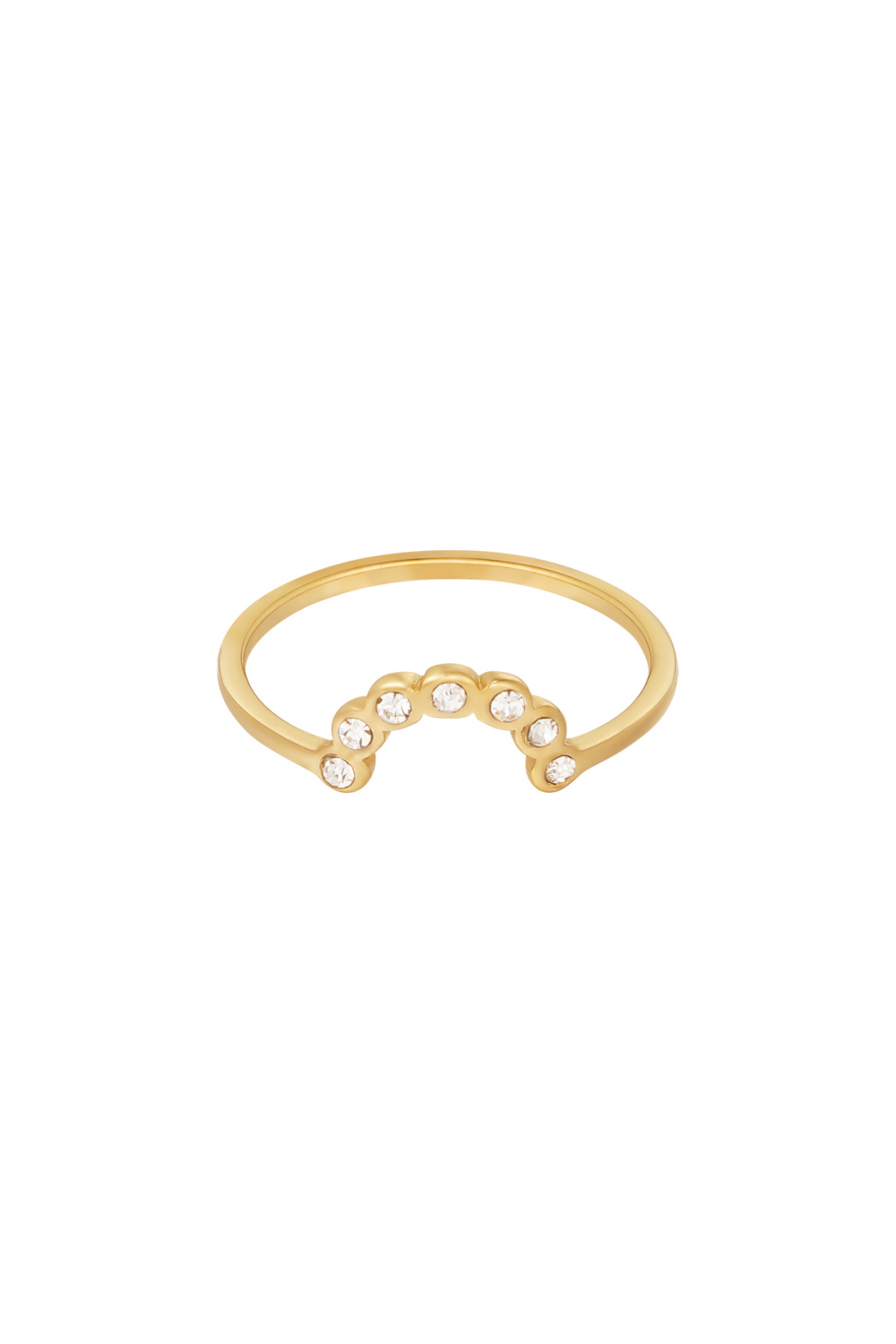 Bague Lune Avec Pierres 