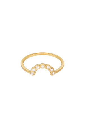 Bague Lune Avec Pierres h5 