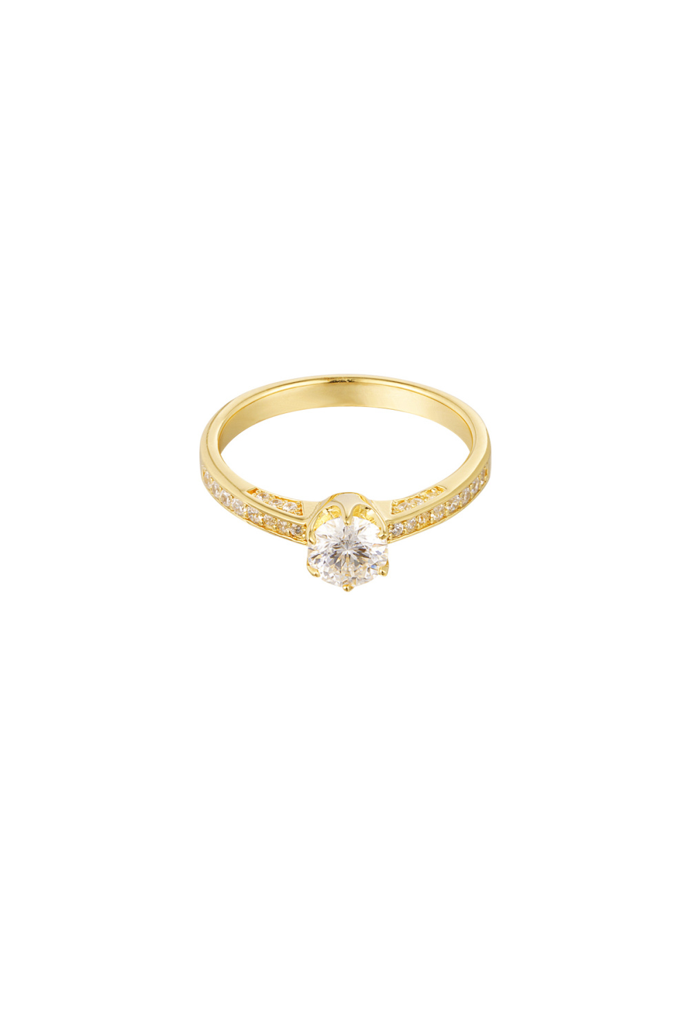 Bague Pierres Power - Couleur Or - 16 