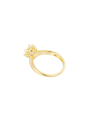 Bague Pierre Avec Pierres - Couleur Or - 16 h5 Image6