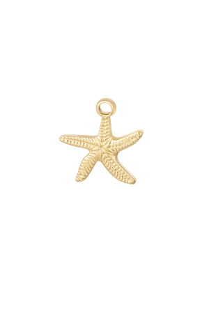 Diy Charm Étoile De Mer - Doré h5 