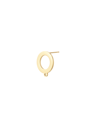 Clous D'oreille Partie Cercle - Doré Acier Inoxydable h5 