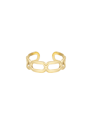 Bague Maillon Allongé h5